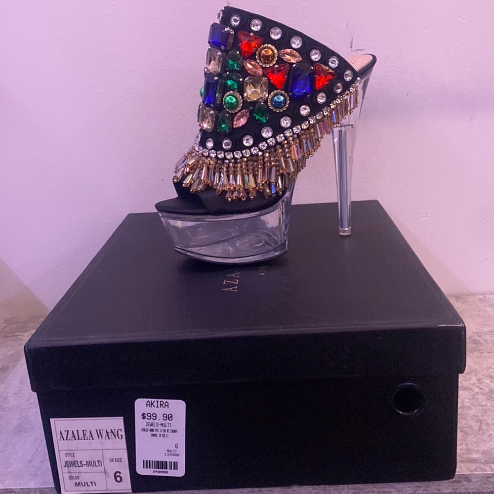 Azalea Wang black Multi jewel